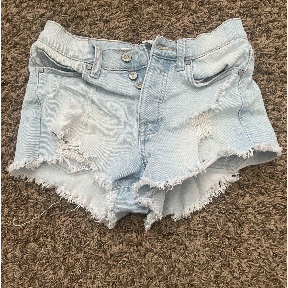 Mid-rise Jean Shorts